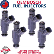4 Pieces Genuine Bosch Fuel Injectors For 2002, 2003, 2004 Ford Focus 2.0L I4