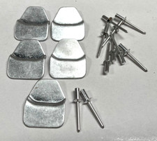 Land Rover Série 2, 2a 3, Défenseur 90 Toile Toit Capuche Cale Crochets x5+