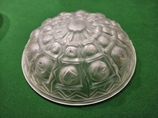 Coupe Art Deco lustre en verre moulé Noverdy Des Hanots Maynadier Muller Degué 