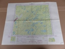 CANADA Mines and Resources N.W 54/100 UPPER NELSON RIVER 1948 Map Maps (27)