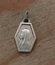 Ancient Virgin Mary Religious Medal 