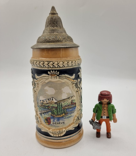 Chope bière grès et - à, en