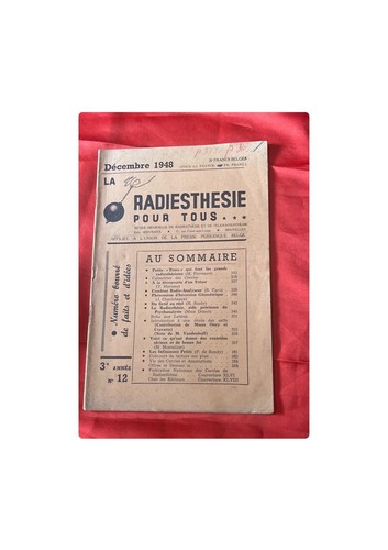Revue radiesthesie pour - revue,