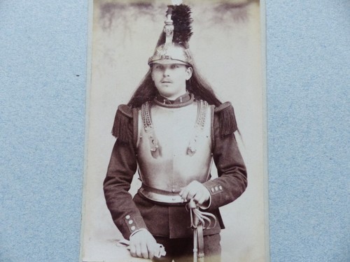 Ancienne photo cdv - :, militaire