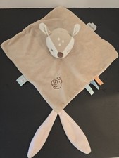 NATTOU tan pink deer fawn Lovey baby blanket knot pacifier holder SNAIL Soft