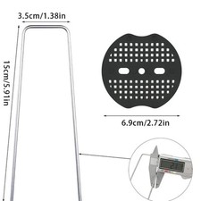 Piquets de fixation en forme