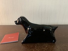 Chien labrador noir en cristal de Baccarat modèle1