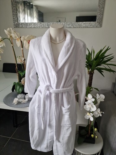 Peignoir polaire blanc - un,