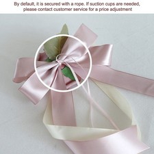 Ruban nœud fleur artificielle