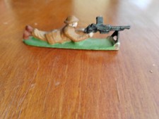 Quiralu English Soldier Flat Belly with WWI Machine Gun 1914