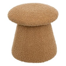 Pouf Enfant Bouclette "Champignon" 27cm Marron