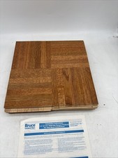 BRUCE SOLID OAK PARQUET FLOOR 12" x 12" 5/16" 6 Sq Ft Vintage
