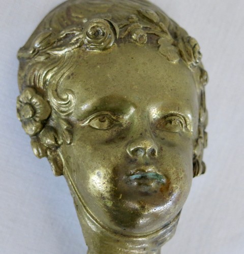 Ange bronze tete en - ange,