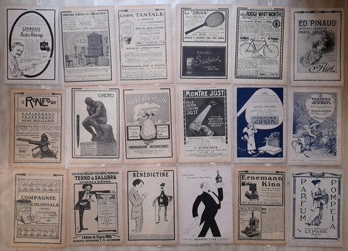 Lot publicités - 18,