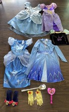Lot Of Disney Princess Dress Up Lot Sizes 4-6X Accessories 
