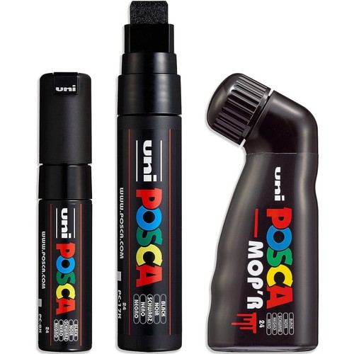 Marqueurs posca noir mop - marqueurs,