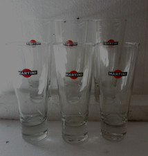 Lot 6 grands verres apéritif MARTINI  , ref  M66