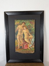 Huile sur panneau, Étude de nus Lutz Binaepfel