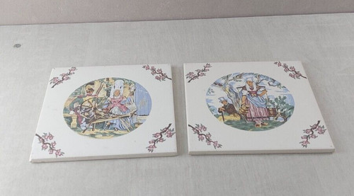 Paire anciens carrelages - d'anciens, carrelages,