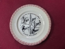 Assiette Sarreguemines :  Les