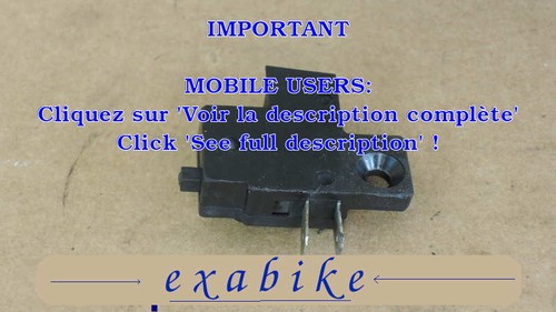 Contacteur frein avant pour - contacteur, de