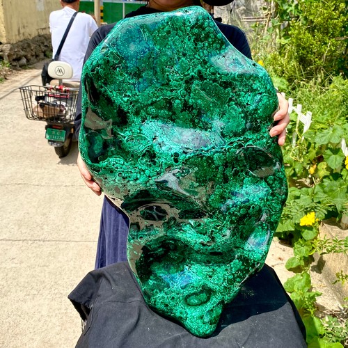87lb top natural malachite - 82.87lb,