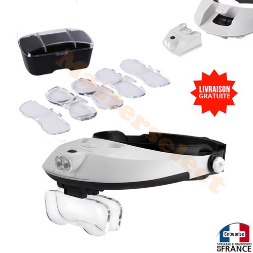 Loupe casque pour travaux - , de