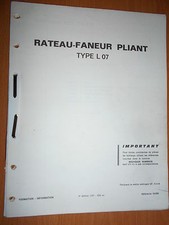 Someca rateau faneur L07