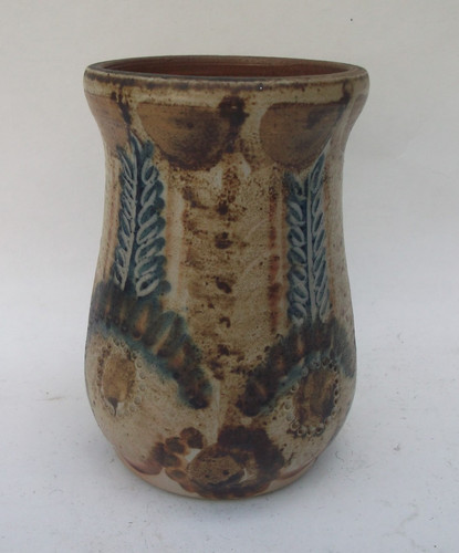 Vase signé courjault - vase,