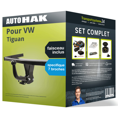 Attelage pour tiguan 16 - vw,