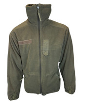Veste polaire armée autrichienne – surplus militaire, vert olive, zippée