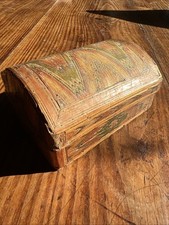 Boite Marqueterie de Paille XVIII Coffret Antique 18 th Box