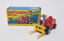 Matchbox Superfast 15, Fourche Lift Camion Avec Palette Charge Superbe État