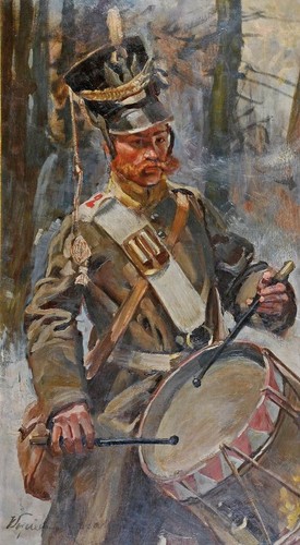 Plaque métal soldat - ,