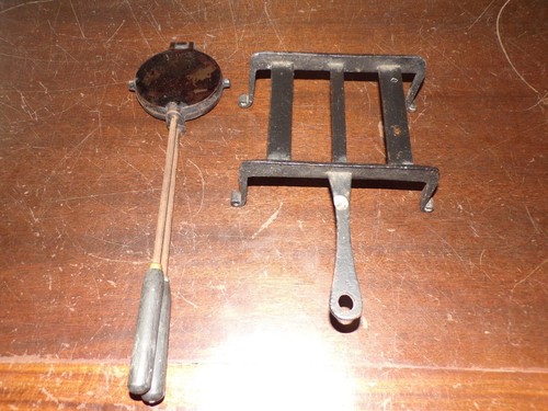 Ancien petit gaufrier moule - petit, (