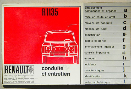 Renault gordini 1300 1135 - r8,
