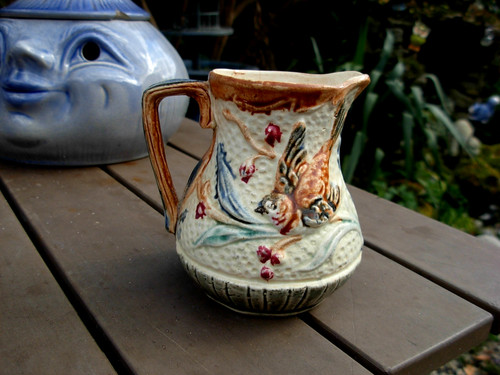 Pot lait crème - crème, ancien