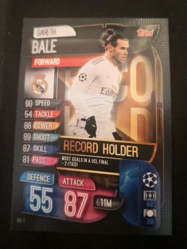 Carte porte record match attax - record,