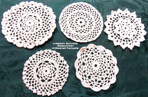 Napperons crochet fait - napperons,