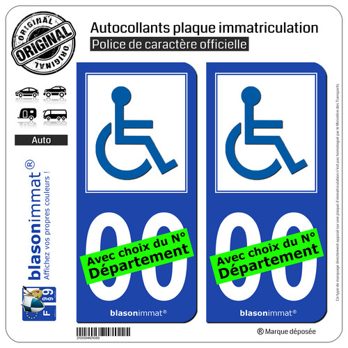 Stickers autocollant plaque - 2,