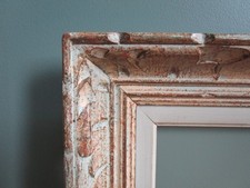 Large Antique Carved Molded Wood Frame