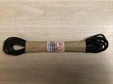 Lacets Noirs En Cuir Pour Brodequins Ww1 1914-1918 Militaria