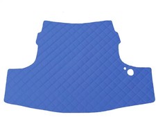 Matelassé Cuir éco BLEU FONCÉ Tapis coffre pour Trabant 1.1 berline 1989-1991