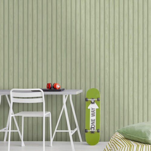Papier peint lattes - peint, en