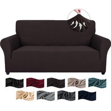 Housse De Canape 2 Places avec Accoudoirs Jacquard Housse Canape Extensible U...