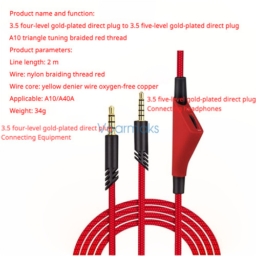 Audio cable for logitech astro - audio,