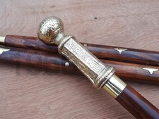 Canne bâton de marche en bois