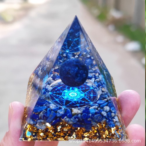 Orgonite pyramide lapis - pyramide, lazuli