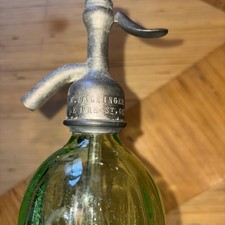 Siphon à eau de seltz vintage en Ouraline Gazo-Siphon  Made in France 1920