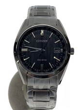 Citizen Eco-Dr H145-A5K0G01 Radio-Pilotée Argent Noir Rond Solaire Montre Hommes